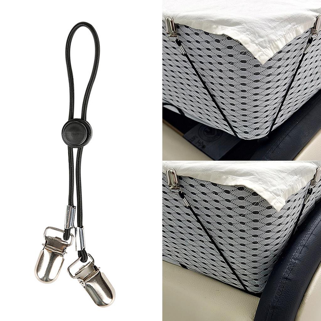 4Pc Adjustable Bed Sheet Fasteners Clips for Securely Holding Sheets Tablecloths and Sofa Covers In Place with Nonslip