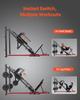Leg Press Hack Squat Combo Machine Adjustable Lower Body Special Home Gym