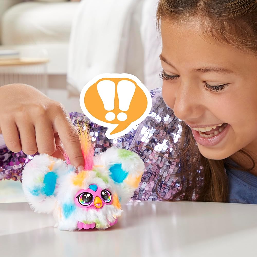 Hasbro Furby Furblets Mini Friend 45 Sounds Interactive Plush Toy Ages 6+ Multicolor G1613