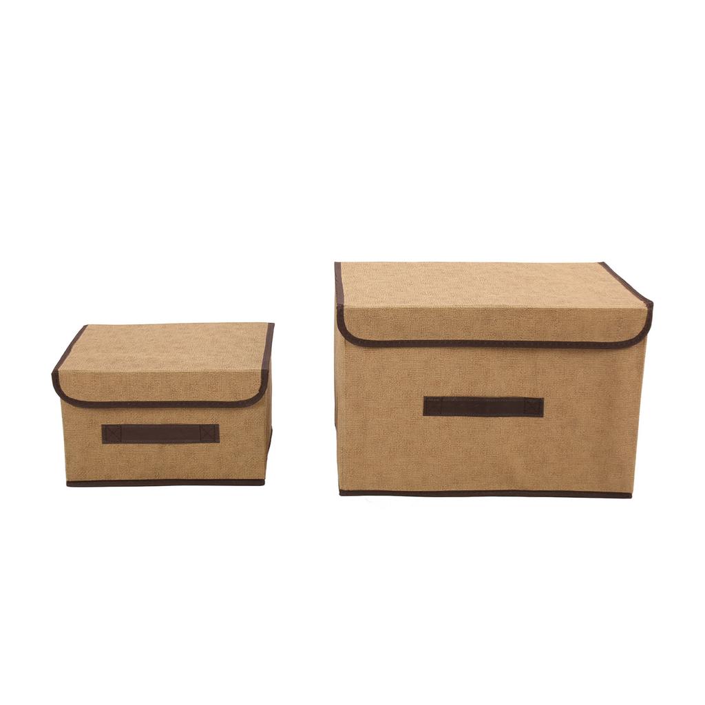 6 Stück Faltbarer Kleideraufbewahrungsorganizer Vliesstoff Multifunktionale Kleideraufbewahrungsbox mit Deckel