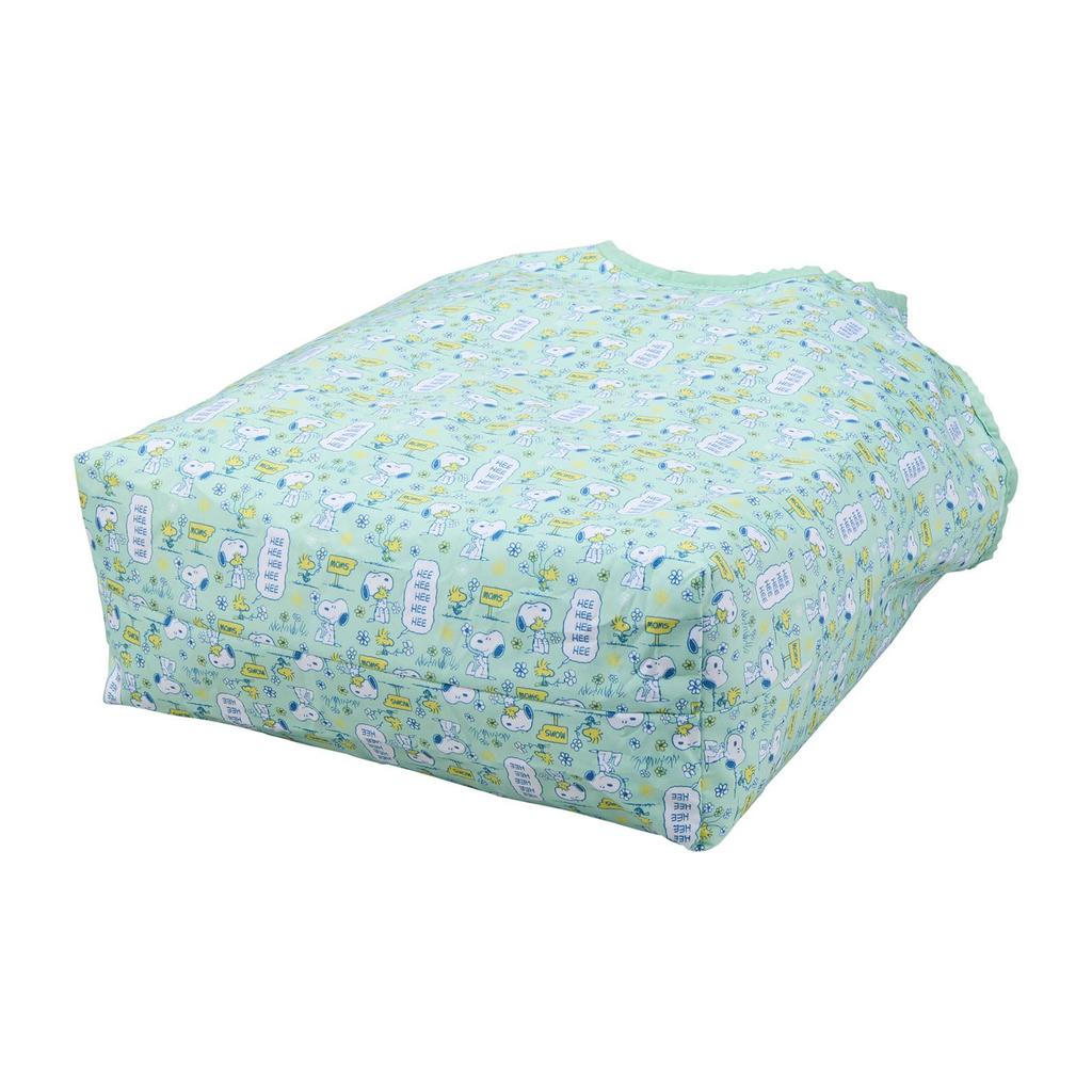 Sifre Foldable Insulated Eco Shopping PEANUTS Mint Flower Bag, & Snoopy, Women's, PN171,