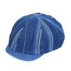 Berretto di jeans uomo e donna retrò vecchio denim ottagonale cappello versatile viso piccolo cappello forward moda