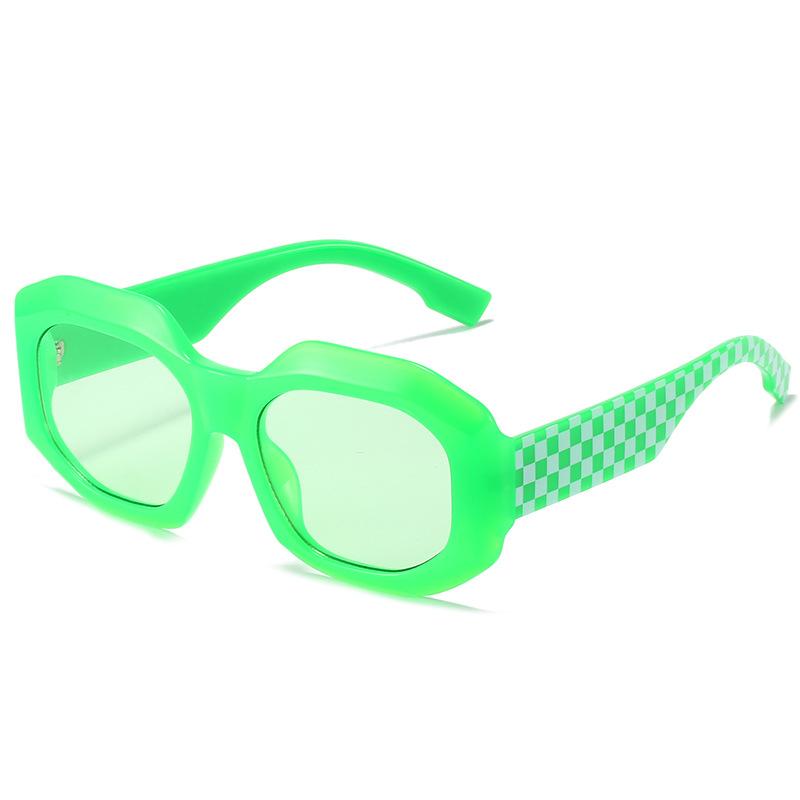 JYL Sunglasses Square Ladies Uv Protection Cross Border Irregular Use 229429 A-16081