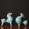 Ceramic Animal Sculpture Modern Miniatures Figurine Crafts Horse Statue  Wine Cabinet