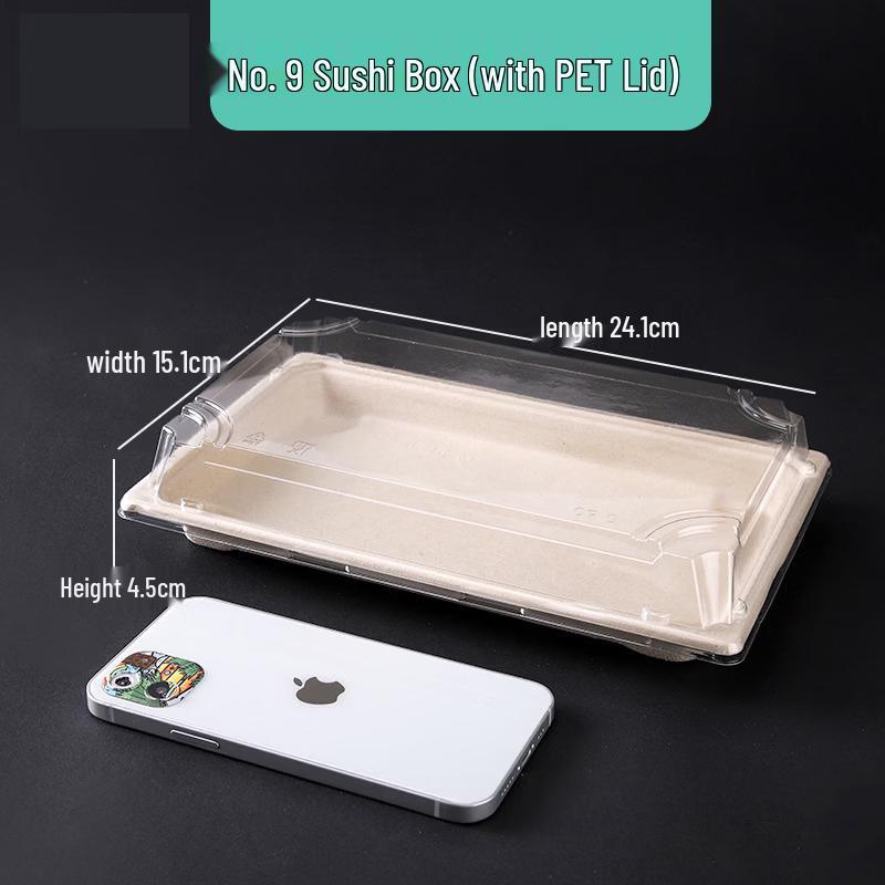 Disposable Japanese Sushi and Sashimi Takeout Containers