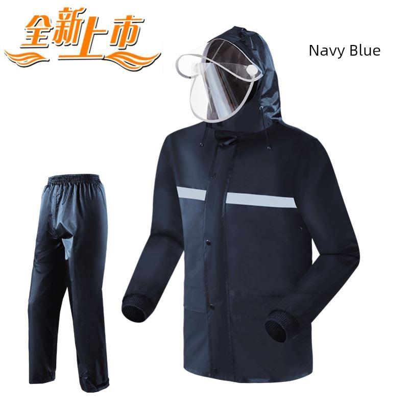 Motorcycle Raincoat Top Single-Piece Split Set Raincoat Rain Pants Men's Rainstorm Prevention Riding Protective Express Delivery outside Buy ^