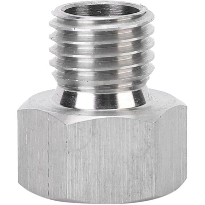 M12x1.5 To 1/8 NPT Fitting Adapter, Aluminium Alloy Fitting Adapter NPT 1/8" Female To Metric M12X1.5 Male Accessory Oil Pressure Adapter, Automotive