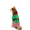 Christmas Dog Costume Green Pet Clothes for Holiday Party
