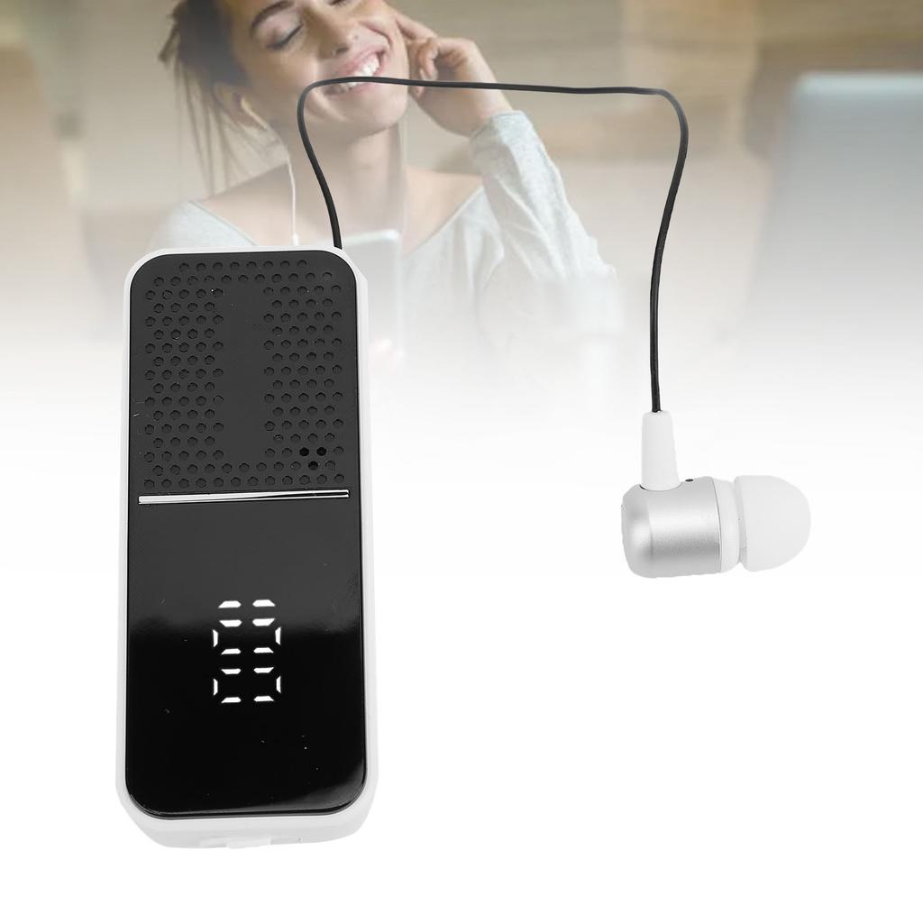 Wireless Lavalier Hdset Call Vibration Digital Display Wireless Rbuds