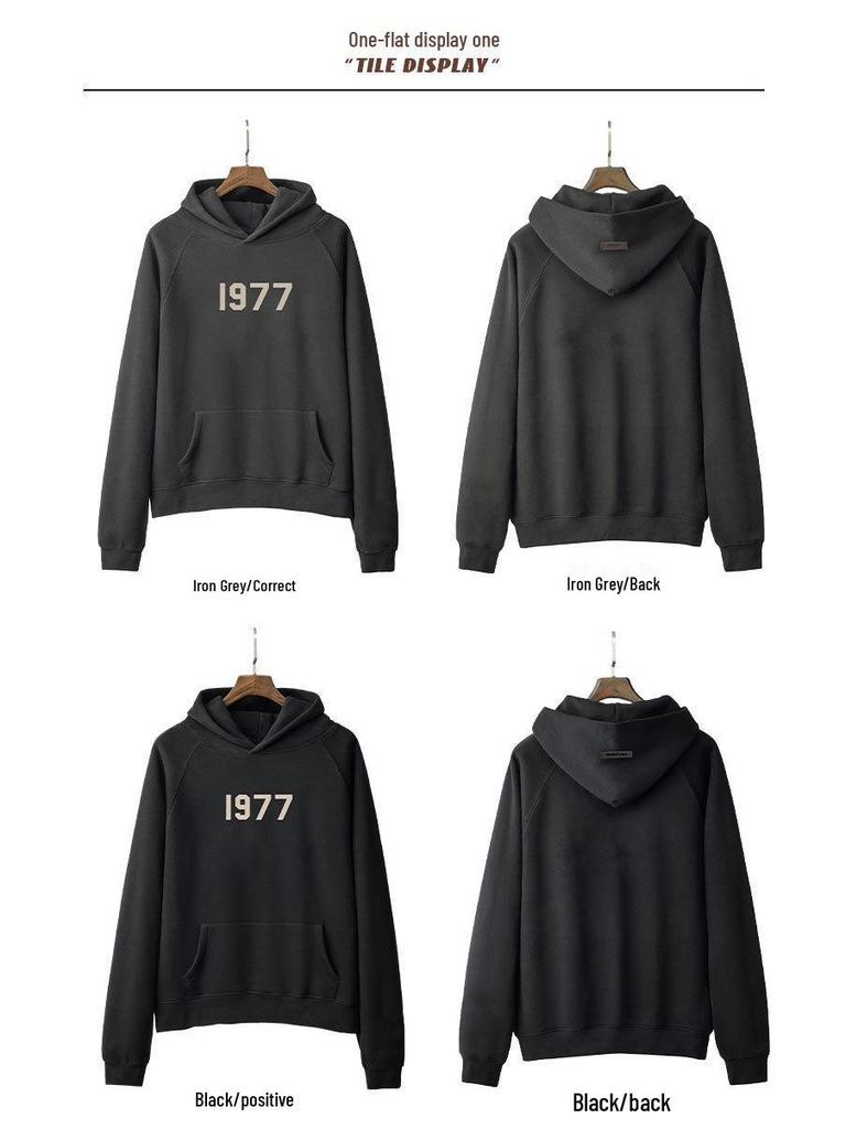 CrossFOG Essentials 1977 High Street Couple Hoodie for Men & Women