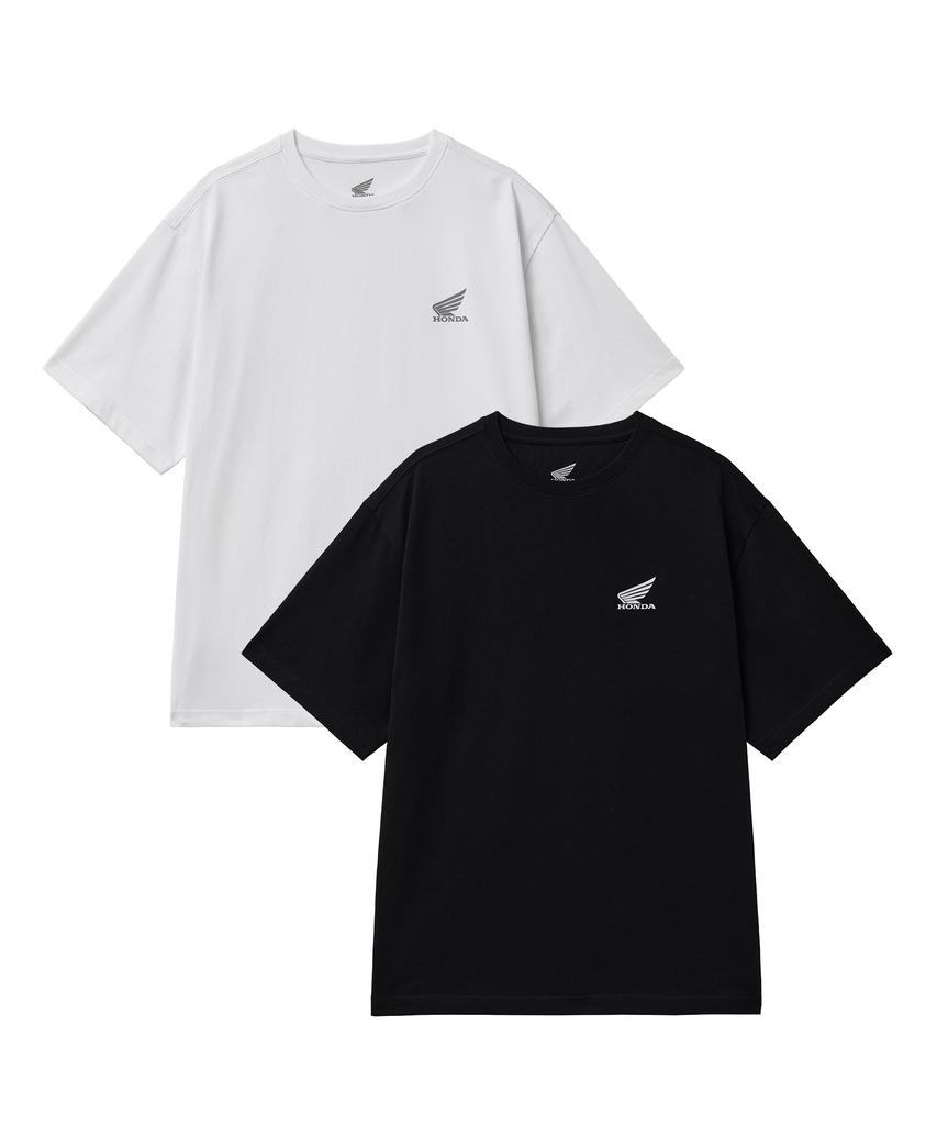 PHYPS MOTORCYCLE [2Pack] Speed Cool Short Sleeve White Black