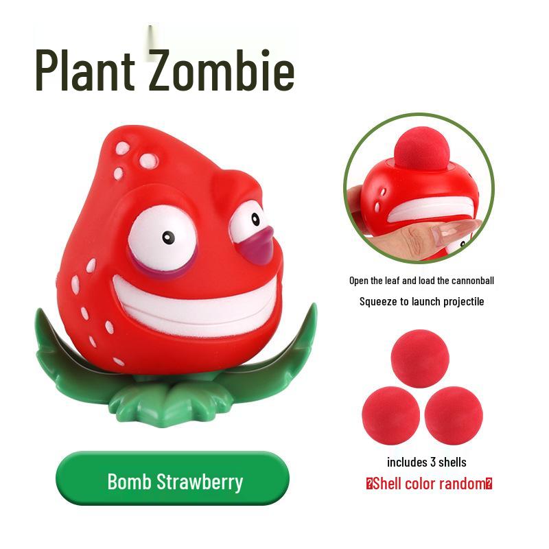 Plants vs. Zombies Toy Set: Machine Bug, Football Gun, Pea Pod, Carnivorous Plant Models