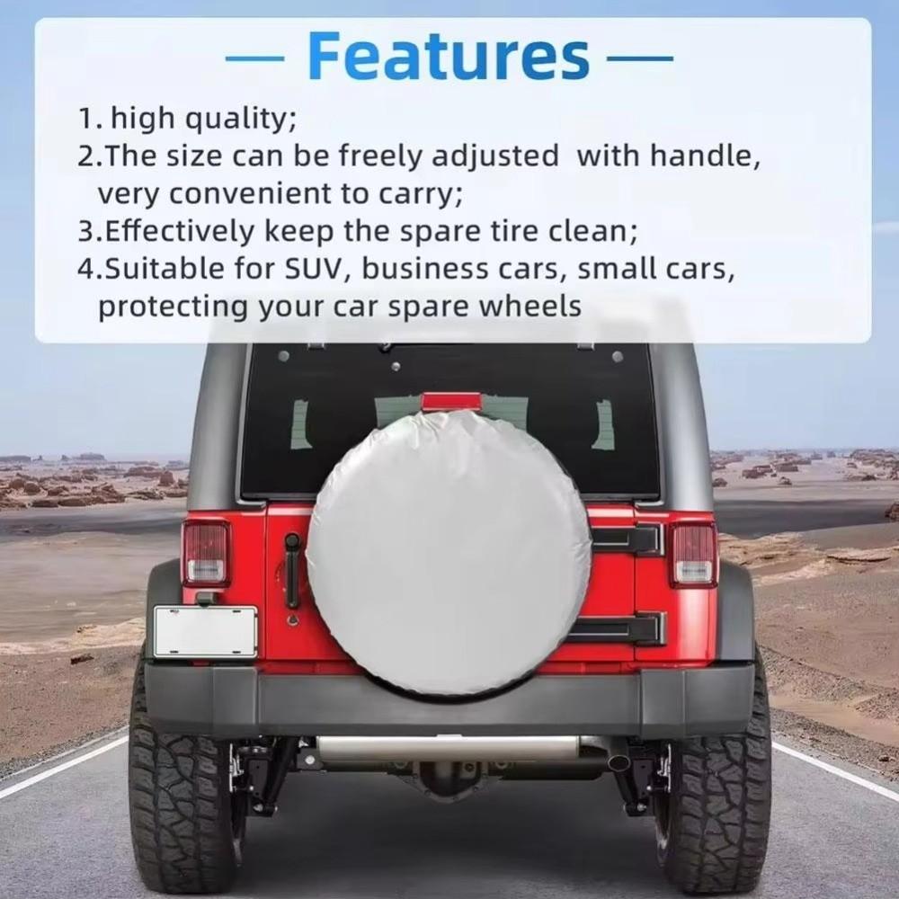 210D Silver Coated Tire Storage Bag Half Wrap Wheel Storage Case  Vehicle Protection
