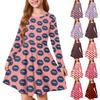 Girls' Summer Princess Dress , Long Sleeve A,Line T,Shirt Dress Valentine's Day