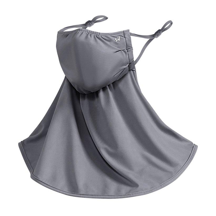 Ice Silk Mesh Bandana Neck Gaiter Face Mask Unisex Outdoors Ear Strap Face Scarf