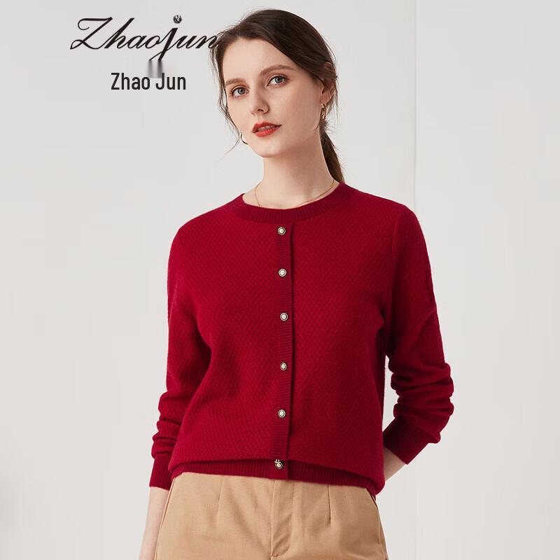 Women's Pure Cashmere Round Neck Pullover Sweater