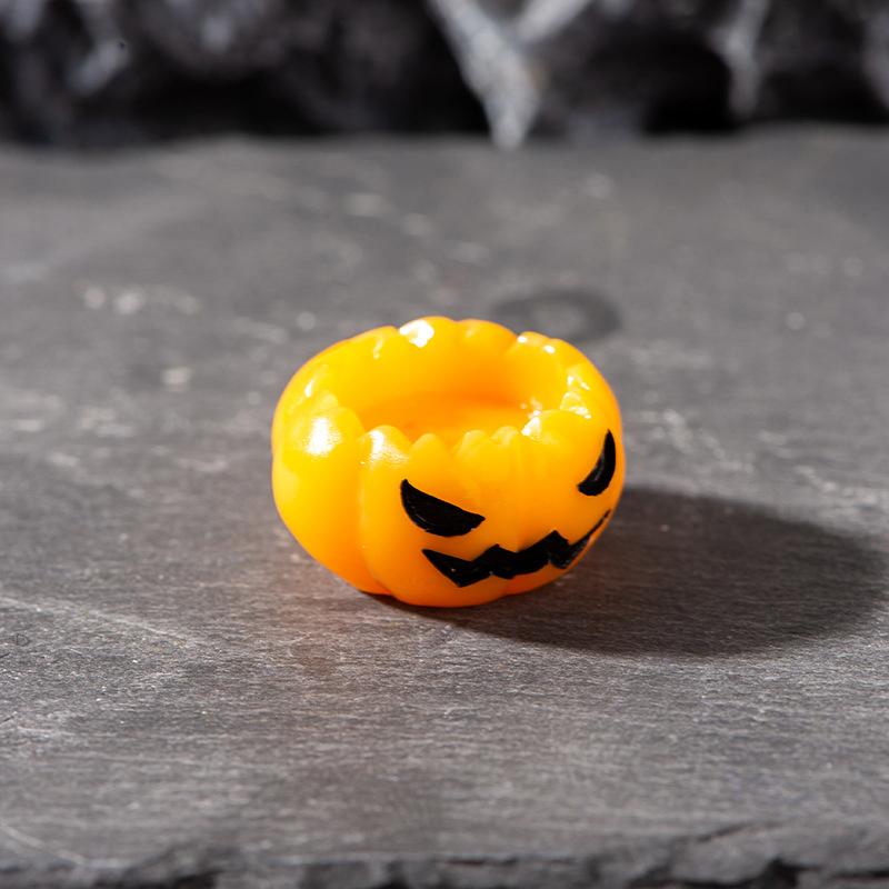 Halloween Ornament Mikro Landschaft Dekoration Zubehör Zauberer Geist Kürbis Kaninchen Fledermaus Baum Magie Haus Harz Ornamente