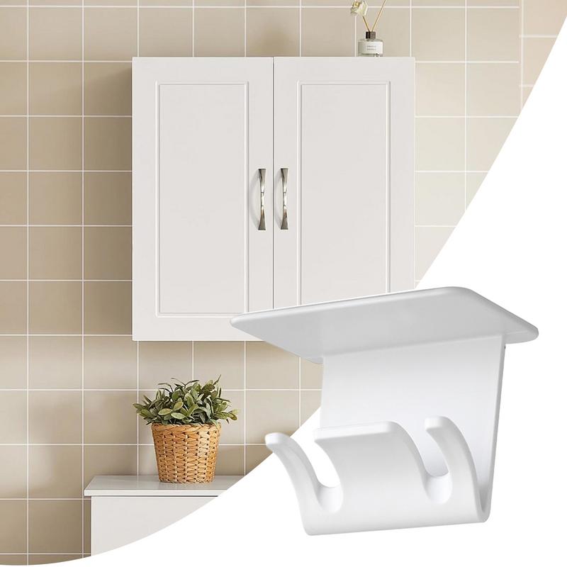 Toothbrush Holders Toothbrush Holder Under Cabinet Adhesive Storage Rack Hanger For Shower Office Kids Family Space-Saving