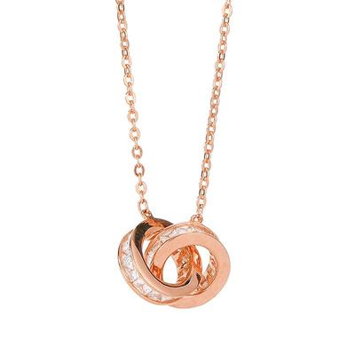 Zhou Dasheng Interlocking Rings Necklace