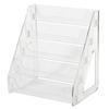 DIY Acrylic Book Display Rack 5 Tier Doll Figures Model Shelf Magazines Organizer  Home Use