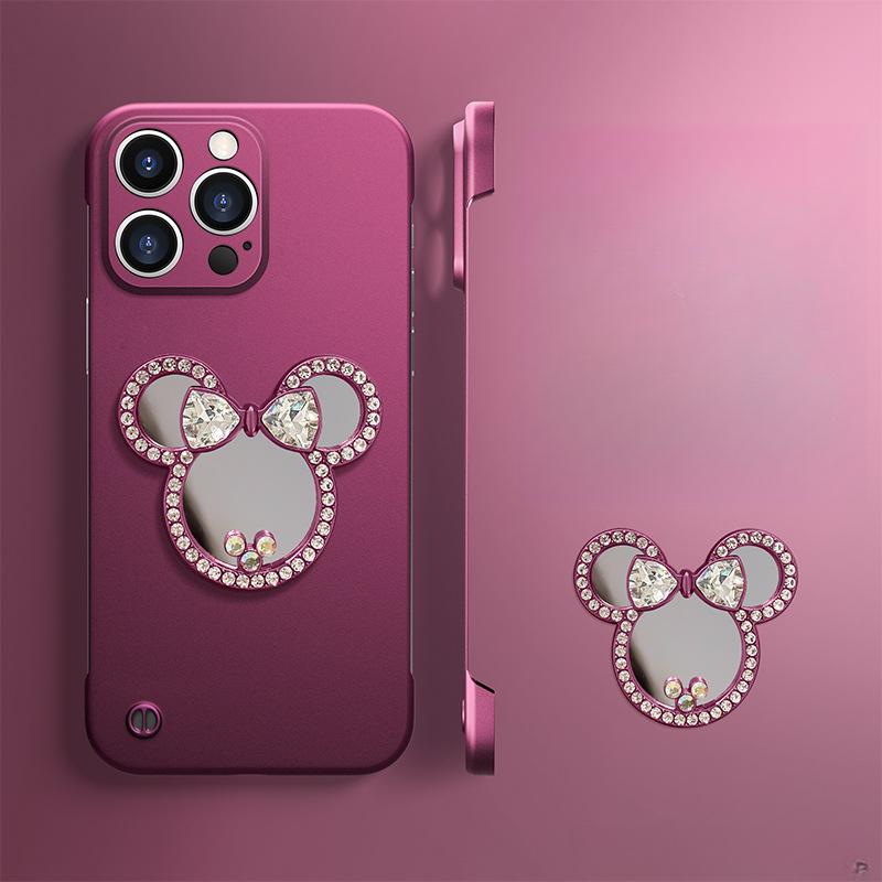 Mouse Mirror Bracket Suitable for IPhone16 IPhone Case 15promax Ultra-thin Frameless 14 Half Pack 13