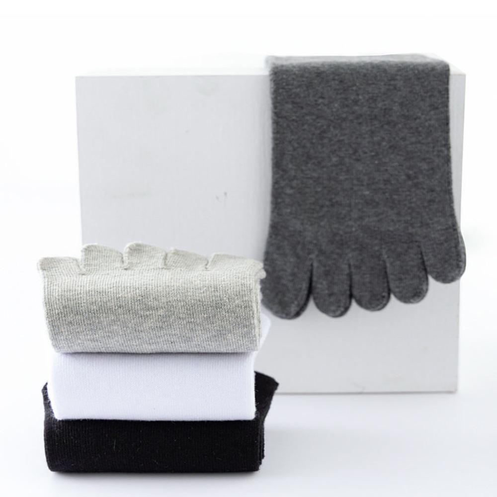 Color No Show Socks Sweat Absorption Toe Socks Men'S Split Toe Sock Five Fingers Socks Ankle Socks