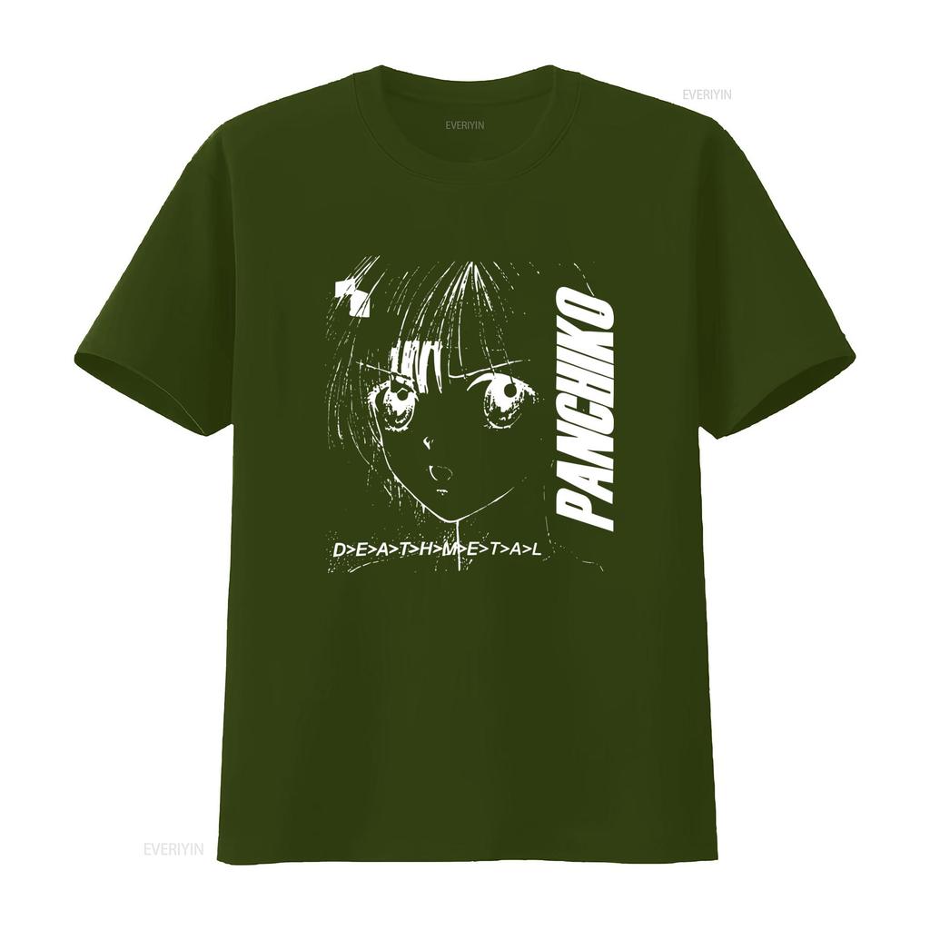New Panchiko Death Metal Album Reprint Black T Shirt Stylish and Edgy Design for Fans vintage Washed Unisex Slightly Casual