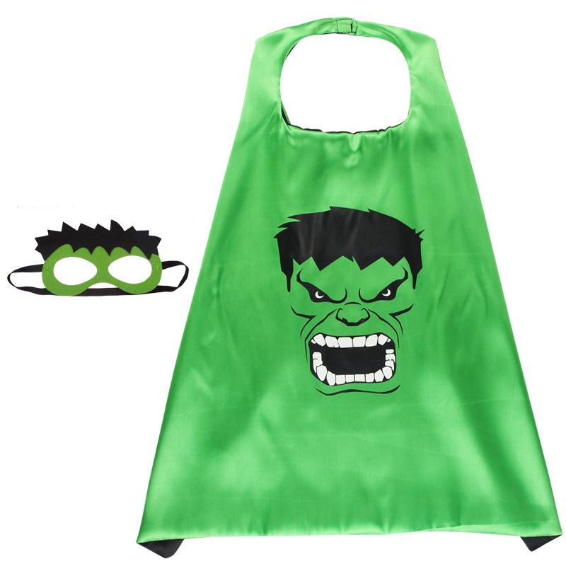 Superhero Cloak Adult Children Cape With Mask For Ultimate Halloween Costume Experience