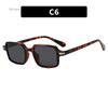 Small Rectangle Sunglasses Women'S Fashion Jelly Color Sun Glasses Summer Uv400