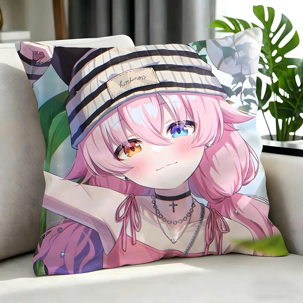 Game Takanashi Hoshino Cushion Cover Cushion Cover Set 4Pcs 50x50 45x45 40x40 Pillowcase Decorative Sofa Home Decor