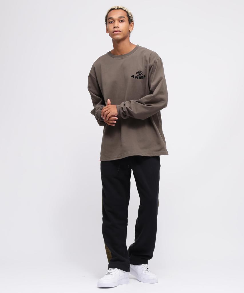 AVIREX TACTICAL SWEAT PANTS L 011 Black 783-4910014