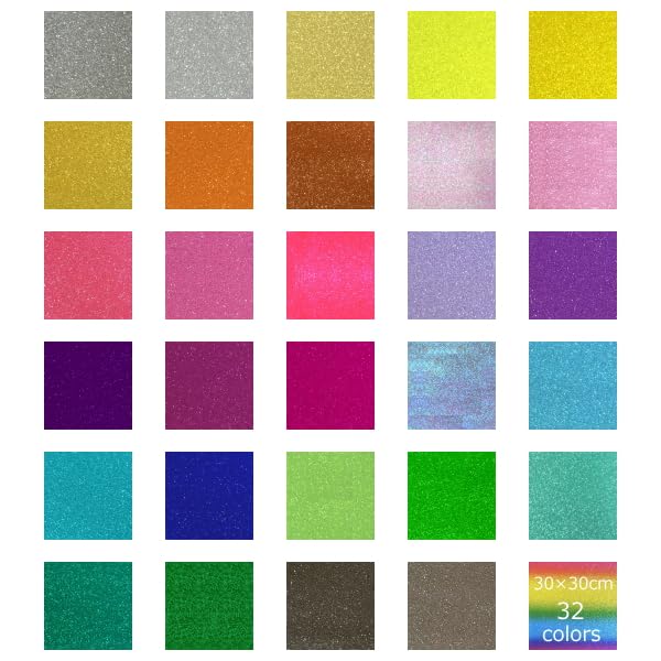 Glitterark Klistremerketype Rød 30cm x 30cm Perfekt for å lage konsertvifter og annen jumbo / Iøynefallende glitter! fans!