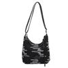 Chic Shoulder Sling Bag In Black White And Pink Perfect For Casual Street Style
