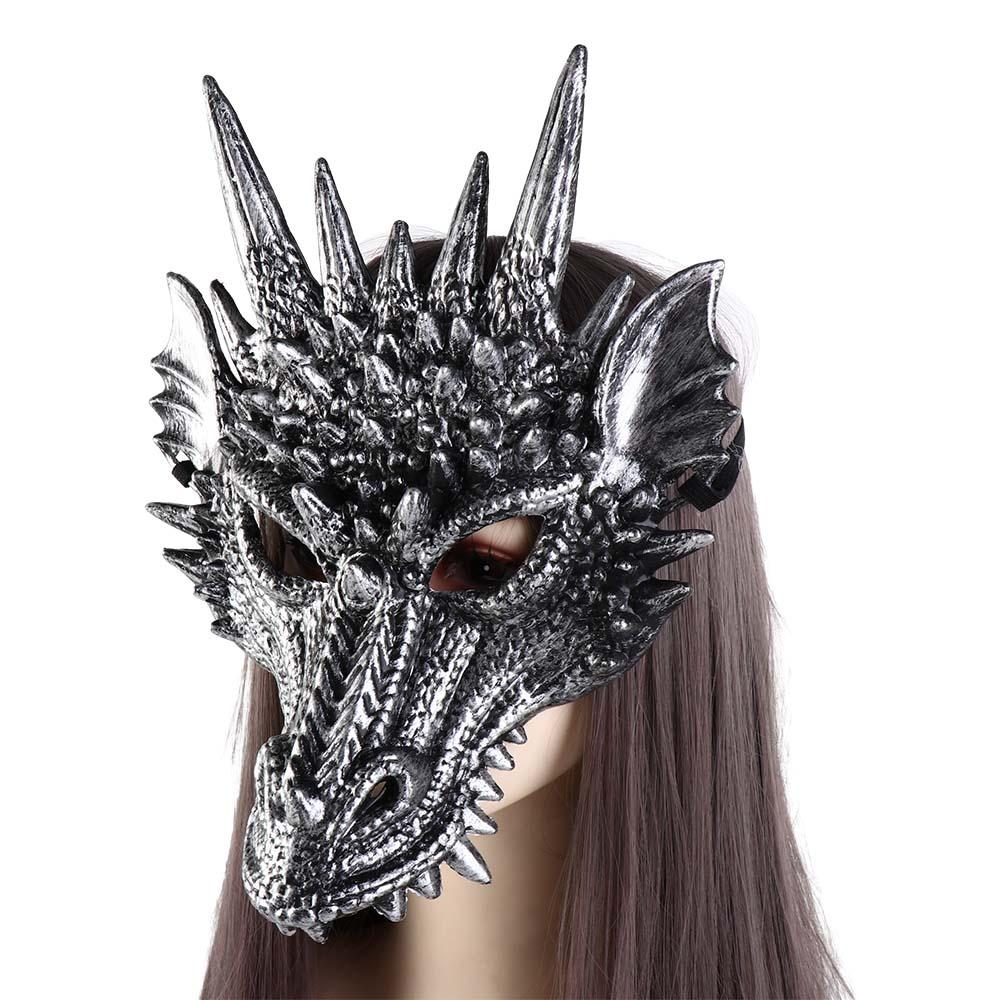 Carnival Halloween Festival New Year Decoration Dragon Mask Cosplay Prop Anime Mask Masquerade