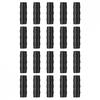 20 Pcs Clamp Connectors Greenhouse Frame Abs Black