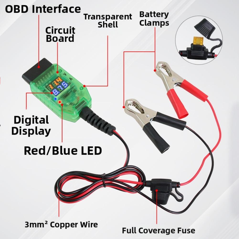 

Детектор утечек OBD Резервная батарея Для замены аккумулятора Последнее обновление ПО Диагностический инструмент Защищает настройки ЭБУ China Mainland