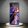 Cute Anime Waifu Art Design Phone Case For Samsung Galaxy Z Flip 7 6 5 4 3 5G Shockproof Cover Z Flip7 Flip6 ZFlip5 Flip3 Flip4