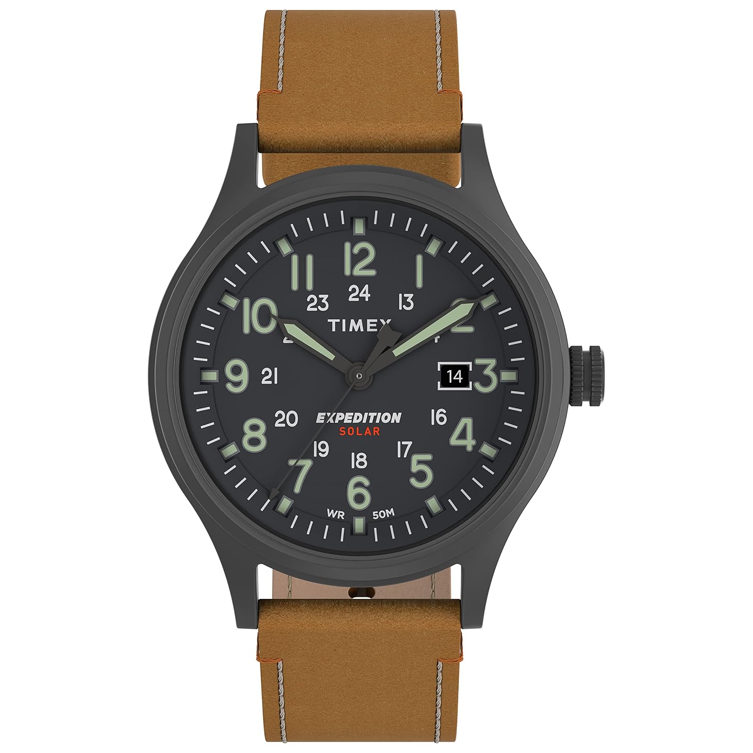 Timex Mens Expedition Scout 40mm Watch Tan Gray Gunmetal. 40mm.