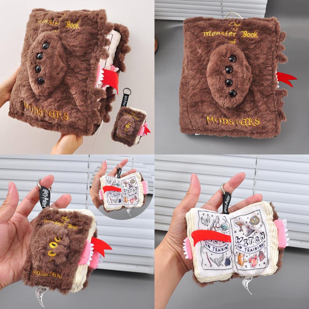 Peluche di Harry Potter con Design del Libro dei Mostri per Collezionisti e Fan