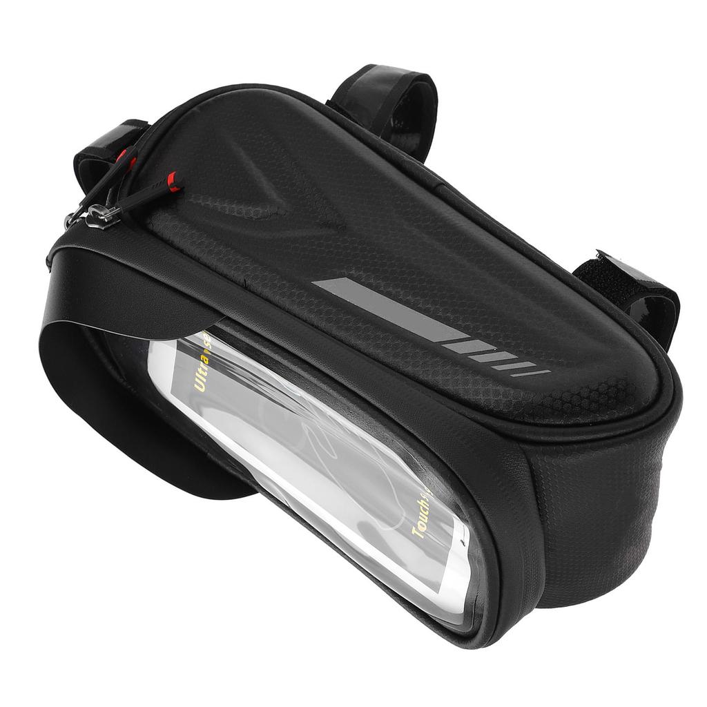 Bike Phone Front Frame Bag Waterproof Reflective Phone Mount Top Tube Bag Pouch