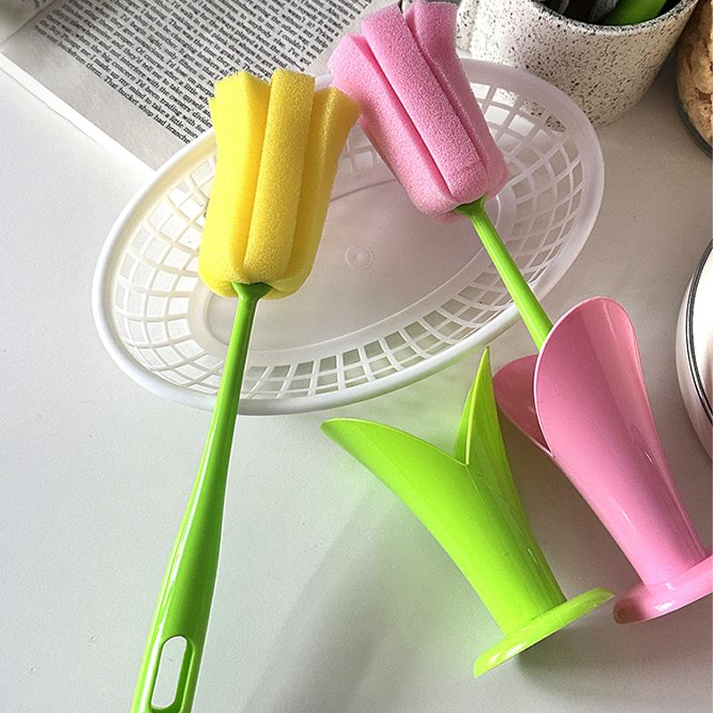 Bottle Brush, Water Bottles Cleaning Brushes With Long Handle, Flexible...