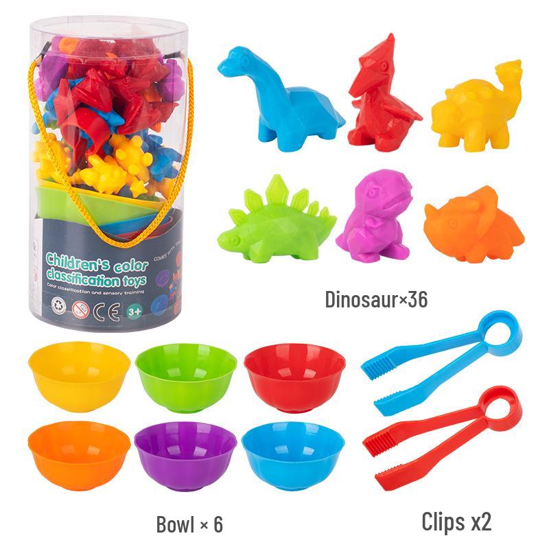 Children's Rainbow Counting Sorting Cups - Soft Rubber Early Education Puzzle Toy