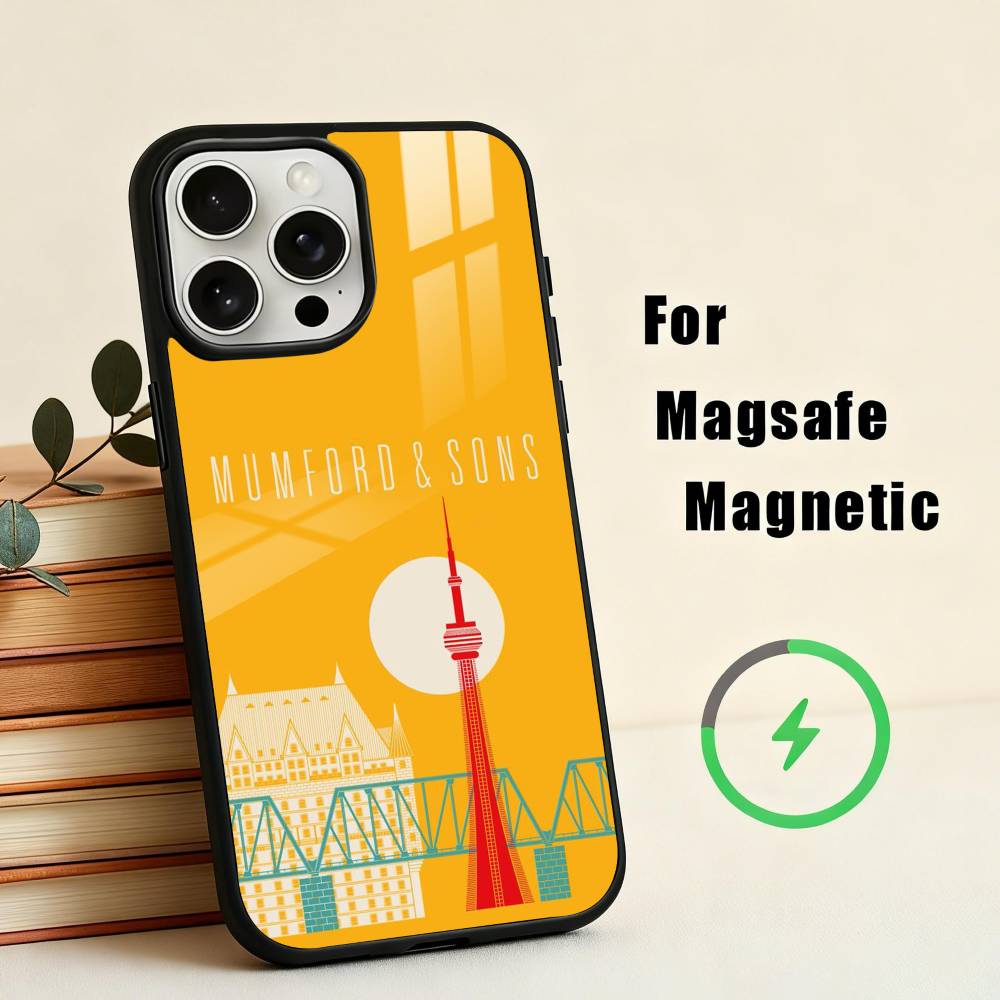 Heartfelt B-Band M-Mumford & Sons  Phone Case For iPhone 17,16,15,14,13,12,Plus,Pro,Max for Magsafe Magnetic Wireless Charging