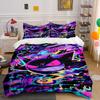 "Vivid Neon Chaos Whirl" Bedding Sets Duvet Covers Pillowcases(1* Duvet Cover 2* Pillowcases Without Duvet Insert)