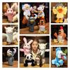 Hand Puppet Animal Rabbit Panda Openmouthed Large Size Children Toy Cotton Pp