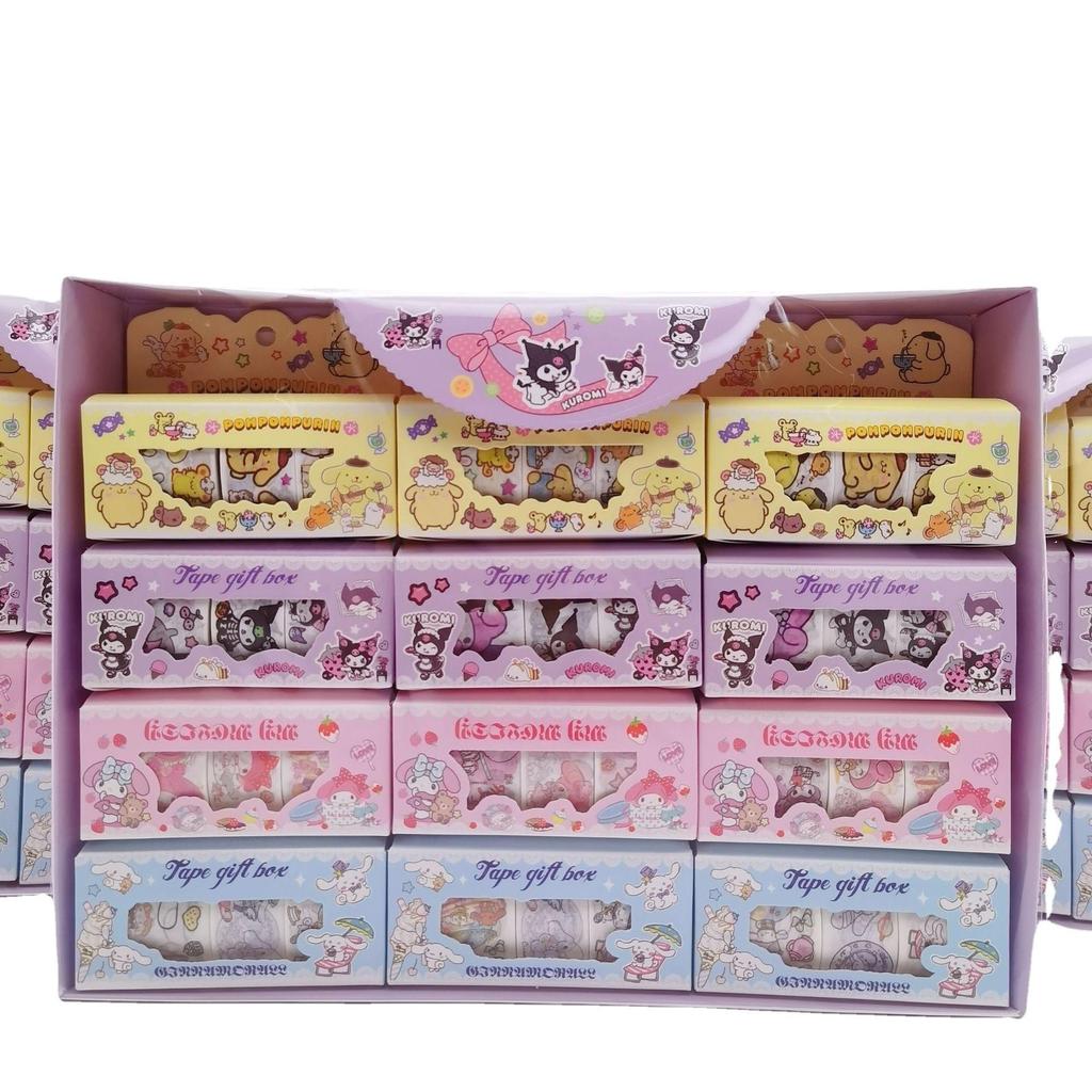 Cartoon Sanrio Washi Tape Sticker Gift Box Set
