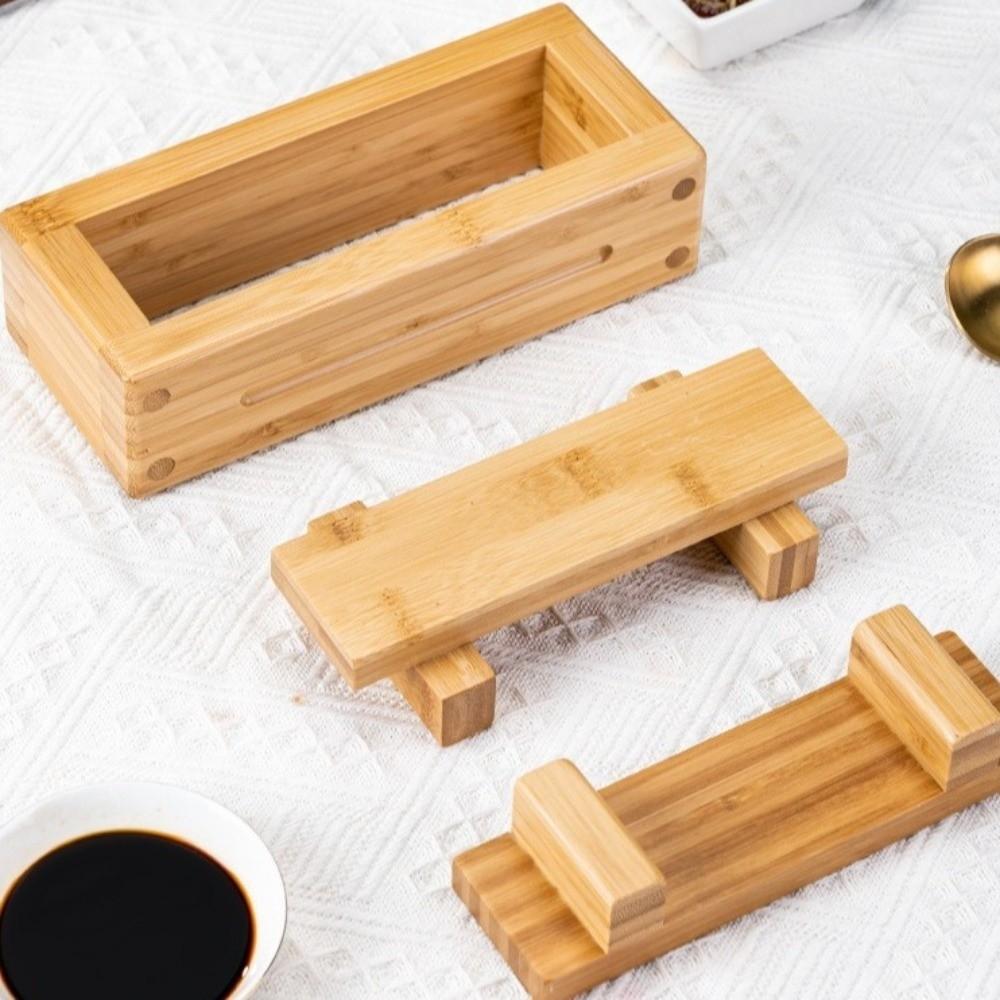 Wooden Thousand Layer Sushi Mold Portable Sushi Press Maker Rice Mold Box Sushi Press Mold  Kitchen