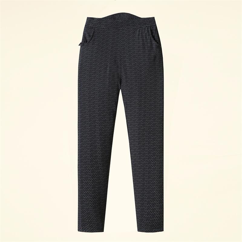 

Мамины зимние хлопковые брюки утепленные брюки для пожилых женщин среднего размера с высокой посадкой бабушкины клетчатые брюки бархатные термобрюки верхняя одежда 5XL