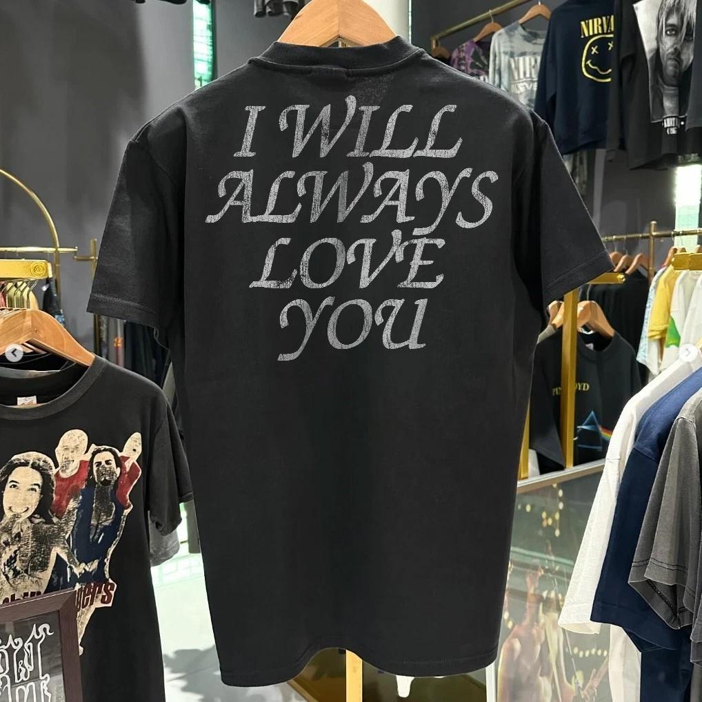 Whitney 82 I Will Always Love You Promo T-Shirt Black XXL 4XL