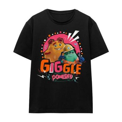 Monsters At Work Unisex Adult Giggle Powered Val & Cutter T-Shirt